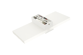 Бра декоративное KASPER W-3250-6-WH(SL)-WW (Белый/Серебро, 6Вт, 3000K, IP20), фото 3