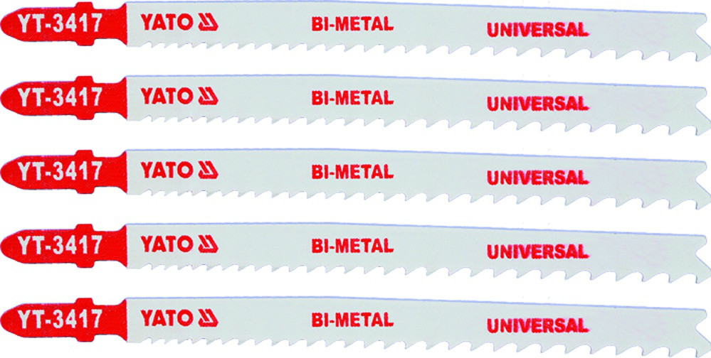 Полотна для электролобзика (металл) 10-5TPI 5пр, YATO