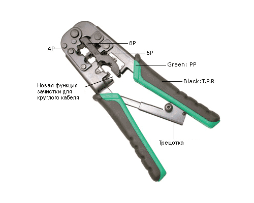 Кримпер Pro'sKit CP-376TR