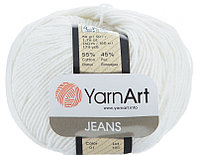 YarnArt Jeans цвет №01 белый