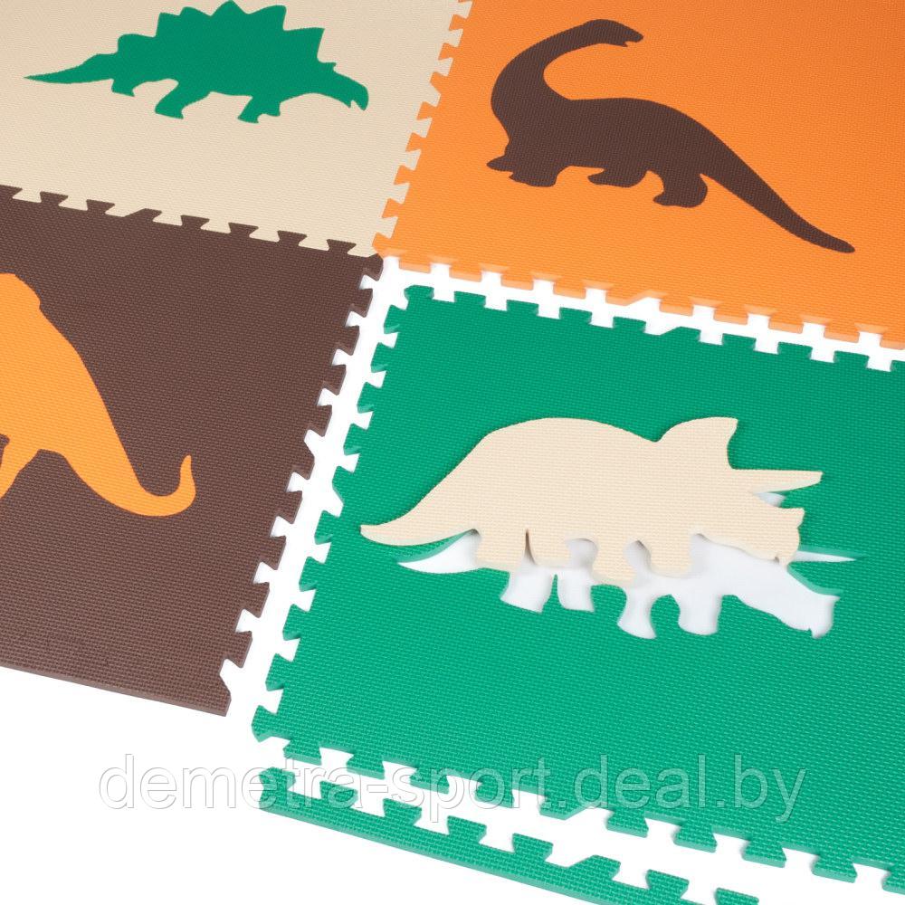 Детское покрытие для детских комнат (мягкое) динозавры
