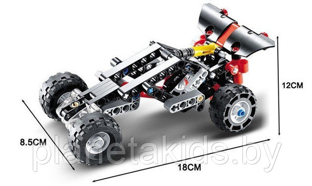 Конструктор Decool 3343 Внедорожник аналог Лего Техник (LEGO Technic) 141 дет. - фото 2 - id-p75585642