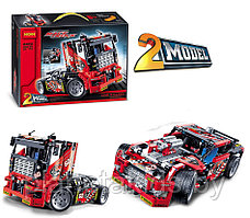 КОНСТРУКТОР DECOOL 3360 ГОНОЧНЫЙ ГРУЗОВИК 2 В 1 АНАЛОГ LEGO TECHNIC