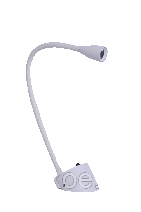 Светильник настенный BED-1 BQ004103-A-3-BL(WH)-WW (Черный/Белый, 3Вт, 3000K, IP20), фото 2