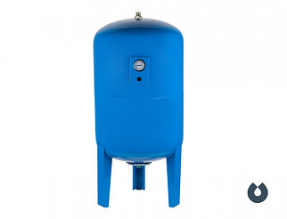 Гидроаккумулятор для систем водоснабжения UNIPUMP 300 л вертикальный с манометром
