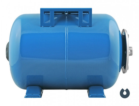 Гидроаккумулятор для систем водоснабжения UNIPUMP 50 л горизонтальный, фото 2