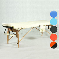 Массажный стол Atlas Sport складной 2-х секционный деревянный 70 см