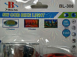 Фонарь велосипедный на светодиодах Bailong BL-308 комплект., фото 3