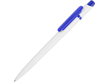 Ручка шариковая Этюд, белый/синий, фото 2