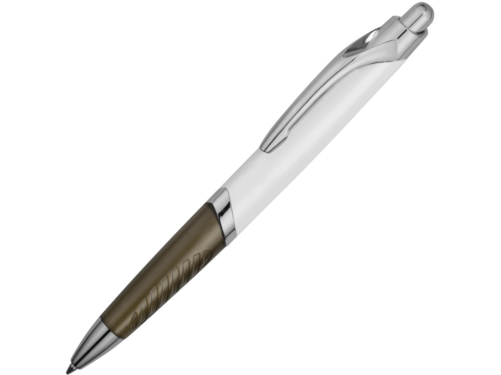 Ручка шариковая Призма, белый/черный