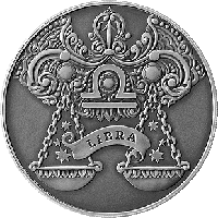 Весы. Медно никель 1 рубль 2015