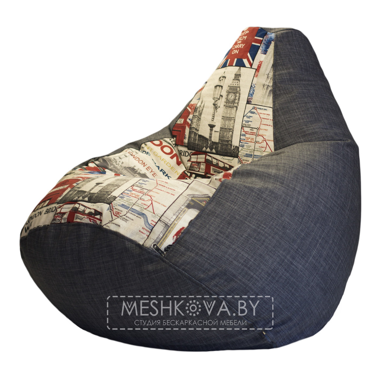 Кресло-груша Британия Грэй