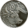 Телец. Зодиакальный гороскоп 1 рубль 2014 Медно–никель, фото 2