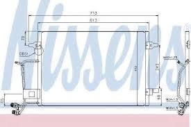 Радиатор кондиционера NISSENS, AUDI A6 C5 1997-2005
