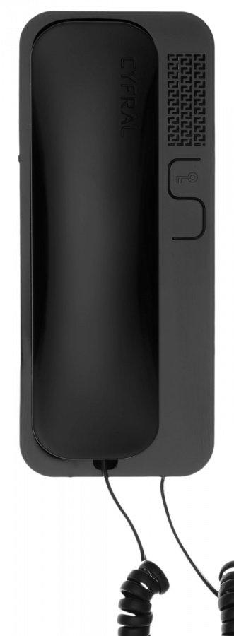 Трубка домофона Cyfral Unifon Smart 5P, черн. - фото 1 - id-p71716771