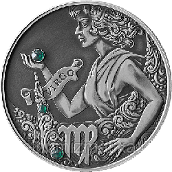 Дева.  Серебро 20 рублей 2015