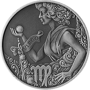 Дева. Зодиакальный гороскоп, 1 рубль 2015 Медно–никель