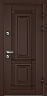 Металлическая входная дверь белорусского производства модель Италия (светло - коричневый сатин).