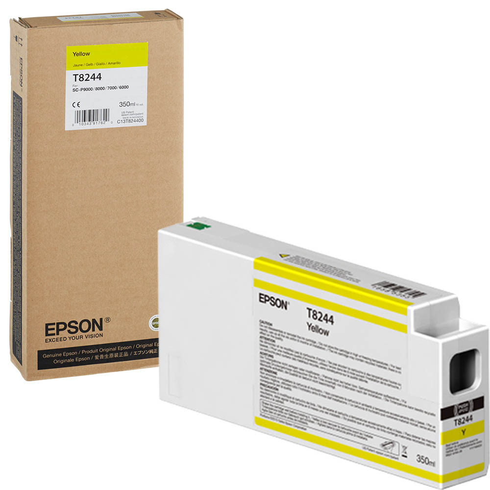 Картридж T8244/ C13T824400 (для Epson SureColor SC-P6000/ SC-P7000/ SC-P7000V/ SC-P8000/ SC-P9000V) жёлтый