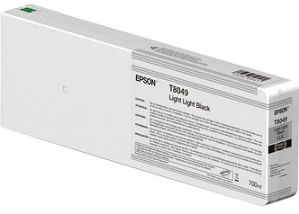 Картридж T8049/ C13T804900 (для Epson SureColor SC-P6000/ SC-P7000/ SC-P8000/ SC-P9000) светло-серый