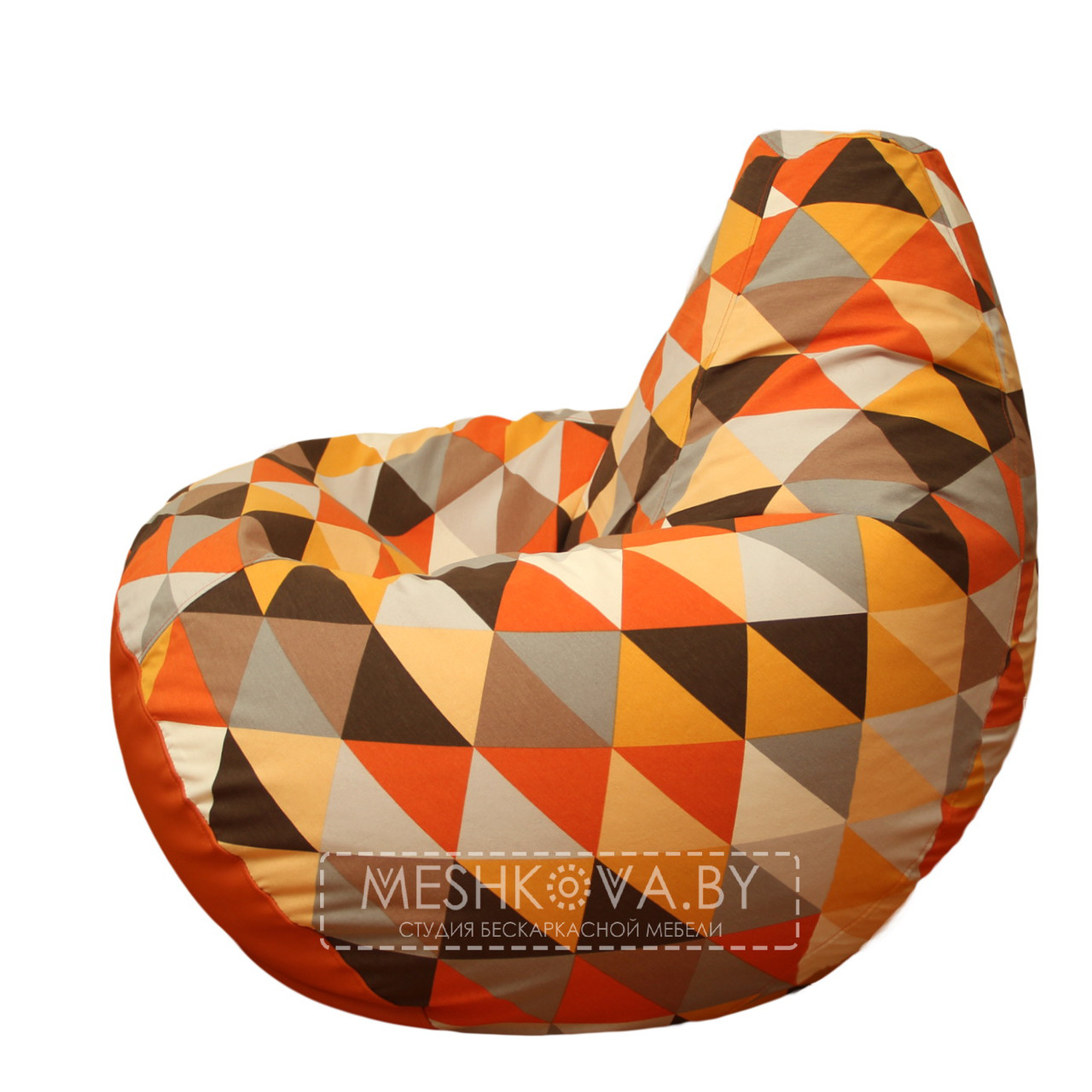 Кресло-груша Ромбус Оранж - XL - фото 2 - id-p75643588