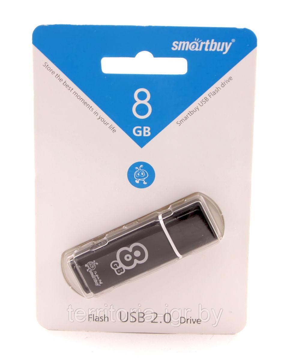 USB-накопитель 8GB Glossy series SB8GBGS-K Smartbuy