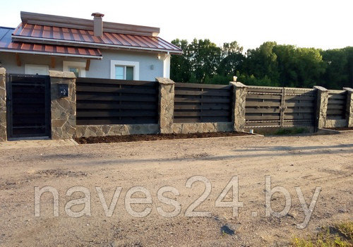 Забор деревянный - фото 1 - id-p75667258