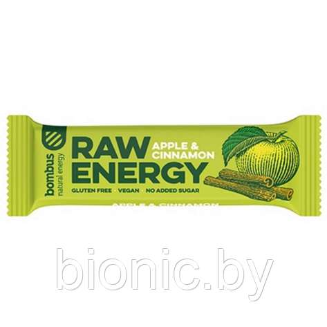 Батончик "Raw Energy" яблоко и корица, 50 г., фото 2