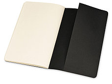 Записная книжка Moleskine Cahier (нелинованный, 3 шт.), Large (13х21см), черный, фото 3