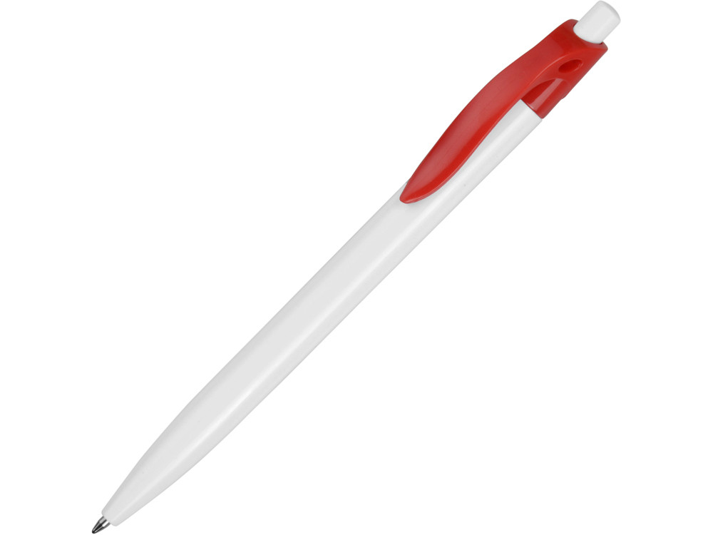 Ручка шариковая Какаду, белый/красный - фото 1 - id-p72561132