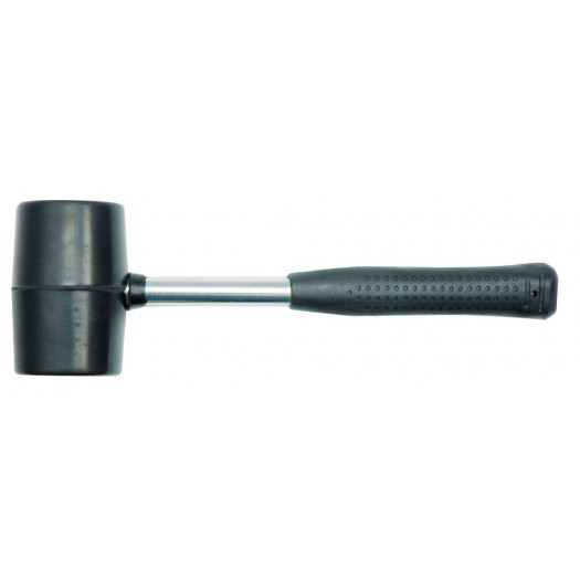 Молоток резиновый с металлической ручкой 450 гр. d56 мм "Vorel" 33657