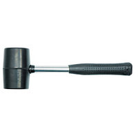 Молоток резиновый с металлической ручкой 450 гр. d56 мм "Vorel" 33657