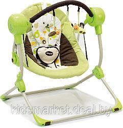 Детские электрокачели Baby Care Balancelle цвет green c пультом управления