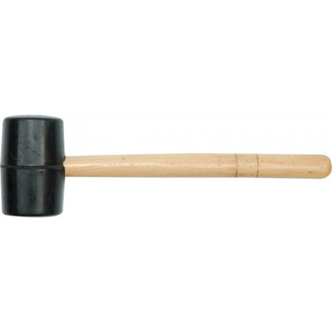 Молоток резиновый с дерев.ручкой  Д45мм 33550, фото 2