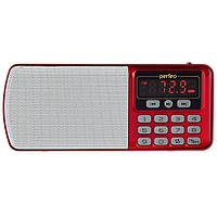 Радиоприёмник Perfeo цифровой ЕГЕРЬ FM+ 70-108МГц/ MP3 (i120-RED)