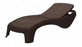 Шезлонг Atlantic sun lounger, коричневый