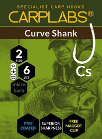 Карповые крючки CARPLABS CURVE SHANK