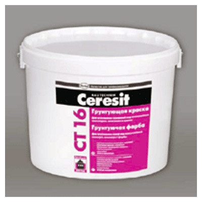 Грунтующая краска Ceresit CT 16, 10 л., 15кг - фото 3 - id-p2041882