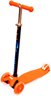 Самокат детский Delanit Maxi Scooter с подстветкой 2 в 1 Delanit оранжевый