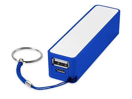 Портативное зарядное устройство Jive, ярко-синий/белый, фото 2