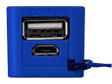 Портативное зарядное устройство Jive, ярко-синий/белый, фото 2