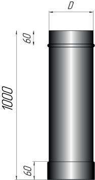 Одноконтурная труба из нержавеющей стали 430 толщиной 1 мм. - фото 2 - id-p75766343