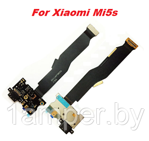 Плата нижняя Original с разъемом зарядного, микрофоном Xiaomi Mi5S - фото 1 - id-p75774544