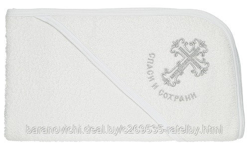 Полотенце крестильное с вышивкой«ФАН ЭКОТЕКС»