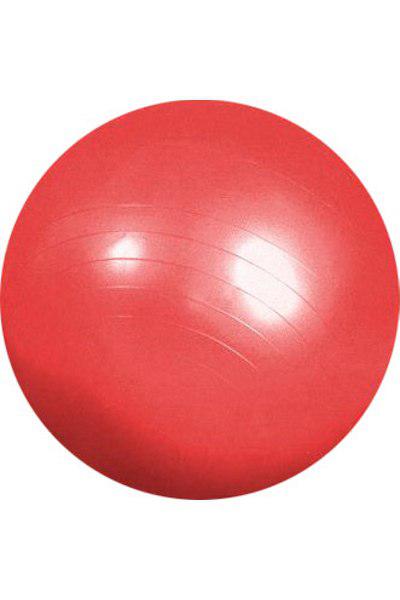 Мяч фитбол д-55 красный без рожек
