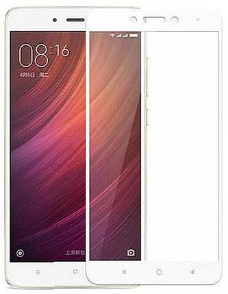 Защитное стекло - для Xiaomi Redmi 4X Full Screen (White), фото 2