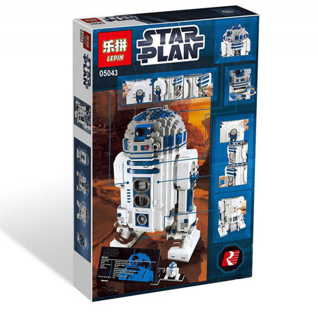 Конструктор Lepin 05043 Робот R2-D2 Collector's (аналог Lego Star Wars 10225) 2207 деталей - фото 7 - id-p75805310