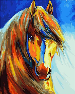 Картина по номерам Акварельная лошадь, фото 2