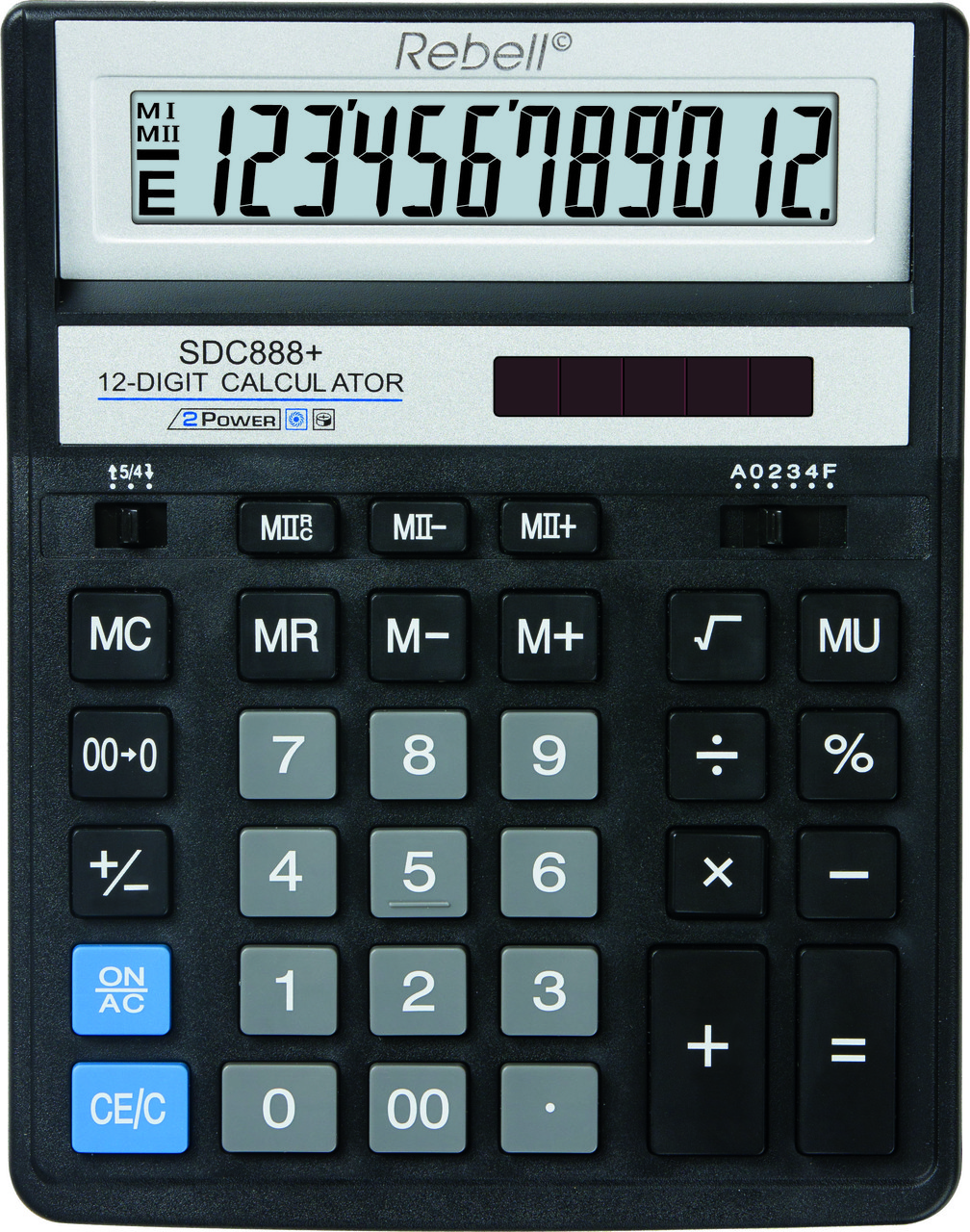 Калькулятор 12-ти разрядный Rebell RE-SDC888