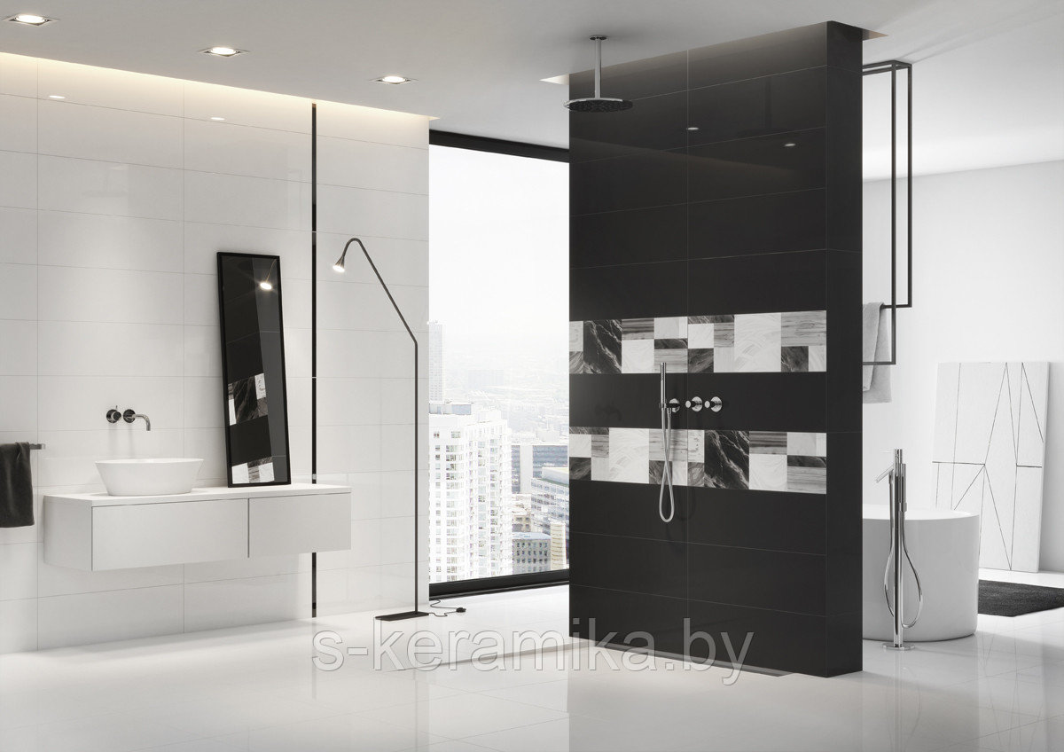 Плитка для ванной OPOCZNO ELEGANT CLASSIC 24x74 ОПОЧНО ЭЛЕГАНТ КЛАССИК